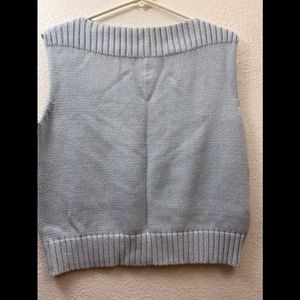 Sweater vest baby blue